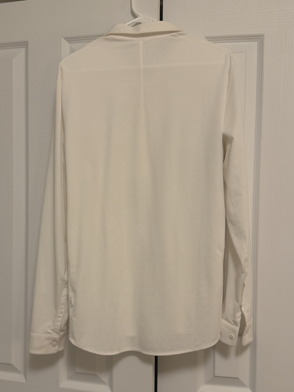 Lululemon Commission Shirt Mens Large White Long Sleeve Button Front - Picture 2 of 2